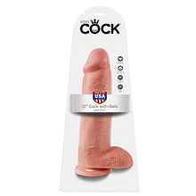 Load image into Gallery viewer, King Cock 12 Inch Cock with Balls - Flesh