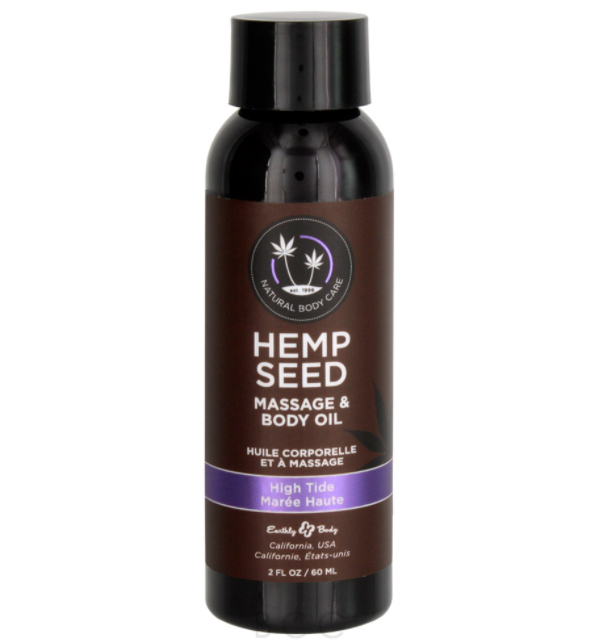 Earthly Body Hemp Seed Massage & Body Oil High Tide